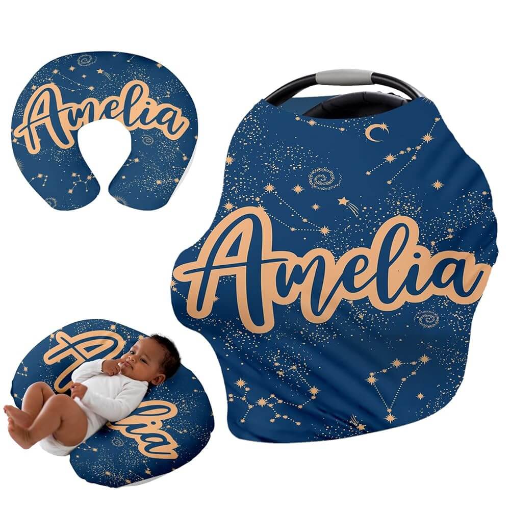 Personalised Car Seat Cover for Girls and Boys in